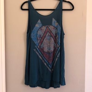 Turquoise tank